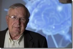 Dr. Michael Merzenich, founder and chief scientist of Posit Science, in his office in San Francisco on Monday, June 6, 2011. Dr. Merzenich believes that software he has developed tunes up damaged areas of the brain through repeated cognitive and sensory exercises tailored to individual patients. The Department of Defense, which is looking for 